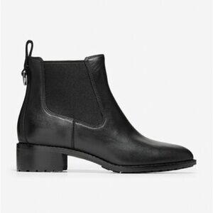 Cole Haan Black Newburg Booties